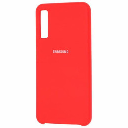 Чехол Samsung A7 (2018) Silicone Cover Red
