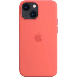 Чехол силиконовый для iPhone 13 Apple MagSafe (розовый помело)
