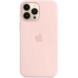 Чехол силиконовый для iPhone 13 Pro Max Apple MagSafe (розовый мел)