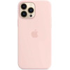 Чехол силиконовый для iPhone 13 Pro Apple MagSafe (розовый мел)
