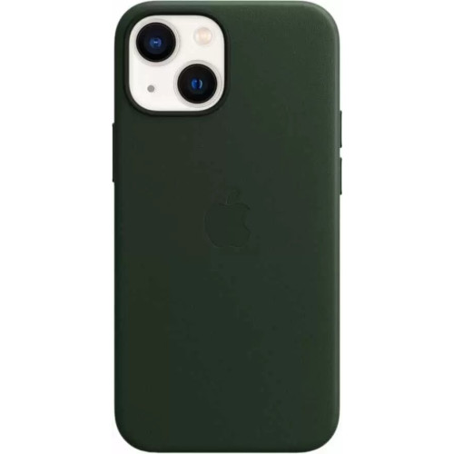 Чехол кожаный для iPhone 13 mini Apple MagSafe (зеленая секвойя) в рассрочку без первоначального взноса и переплат
