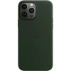 Чехол кожаный для iPhone 13 Pro Max Apple MagSafe (зеленая секвойя) в рассрочку без первоначального взноса и переплат