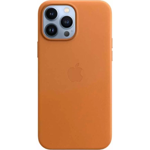 Чехол кожаный для iPhone 13 Pro Max Apple MagSafe (золотистая охра) в рассрочку без первоначального взноса и переплат