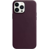 Чехол кожаный для iPhone 13 Pro Max Apple MagSafe (темная вишня) в рассрочку без первоначального взноса и переплат
