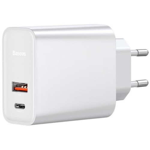 Зарядное устройство Baseus Bojure Series Type-C PD-U quick charge charger EU 32W set (белый) в рассрочку без первоначального взноса и переплат