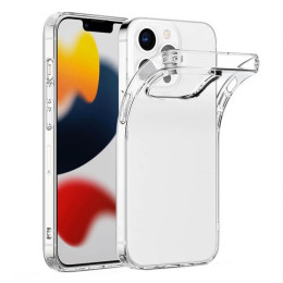 Силиконовый прозрачный чехол для iPhone 13 Pro Max