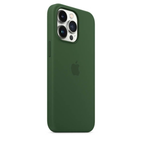 Чехол силиконовый для iPhone 13 Pro Apple MagSafe (зеленый клевер) в рассрочку без первоначального взноса и переплат