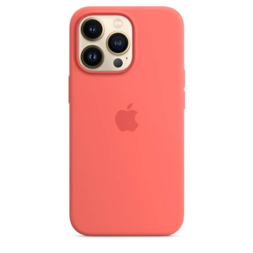 Чехол силиконовый для iPhone 13 Pro Max Apple MagSafe (розовый помело) в рассрочку без первоначального взноса и переплат