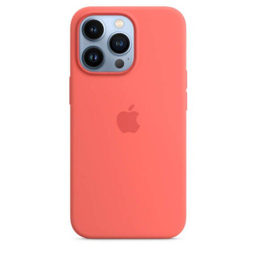Чехол силиконовый для iPhone 13 Pro Max Apple MagSafe (розовый помело) в рассрочку без первоначального взноса и переплат
