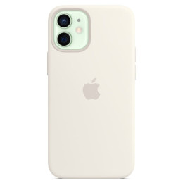 Чехол iPhone 12 mini Silicone Case MagSafe White