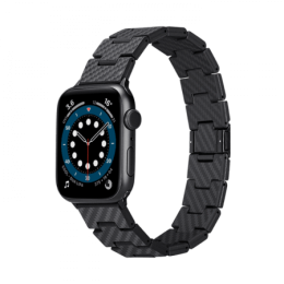 Карбоновый браслет Pitaka Retro для Apple Watch 42/44/45 мм