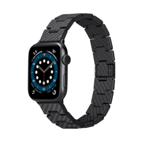 Карбоновый браслет Pitaka Retro для Apple Watch 38/40/41 мм в рассрочку без первоначального взноса и переплат