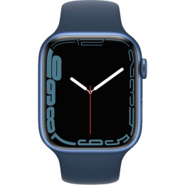 Apple Watch S7 41mm Blue Aluminum Case / Abyss Blue Sport Band