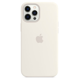 Чехол iPhone 12 Pro Max Silicone Case MagSafe White