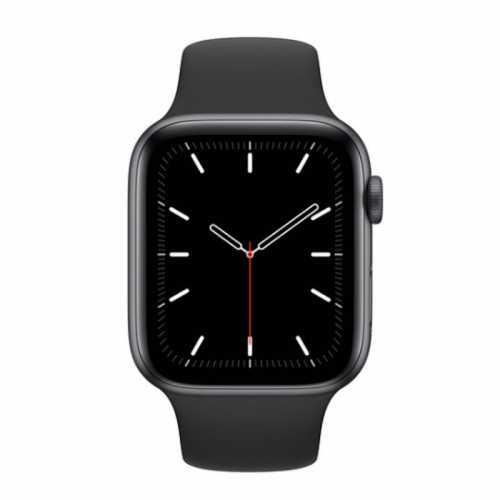 Apple Watch S5 44mm Space Gray Aluminum / Black Sport Band в рассрочку без первоначального взноса и переплат