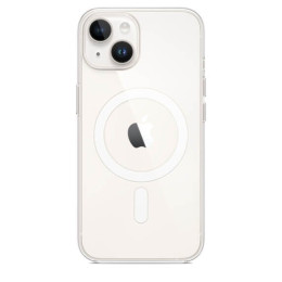 Силиконовый прозрачный чехол MagSafe для Apple iPhone 14 Plus