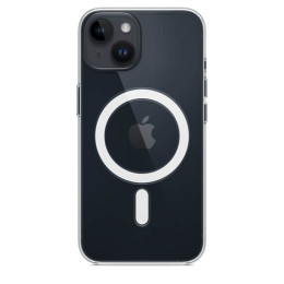 Силиконовый прозрачный чехол MagSafe для Apple iPhone 14 Plus