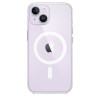 Силиконовый прозрачный чехол MagSafe для Apple iPhone 14 Plus в рассрочку без первоначального взноса и переплат
