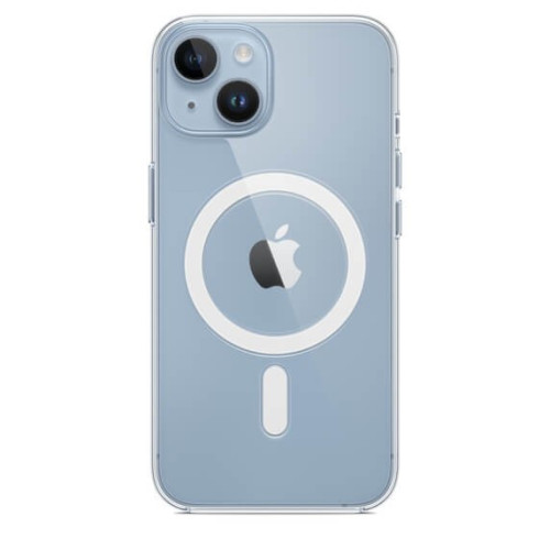 Силиконовый прозрачный чехол MagSafe для Apple iPhone 14 Plus в рассрочку без первоначального взноса и переплат