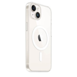 Силиконовый прозрачный чехол MagSafe для Apple iPhone 14 Plus
