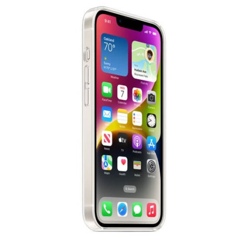 Силиконовый прозрачный чехол MagSafe для Apple iPhone 14 Plus в рассрочку без первоначального взноса и переплат