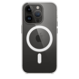 Силиконовый прозрачный чехол MagSafe для Apple iPhone 14 Pro
