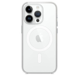Силиконовый прозрачный чехол MagSafe для Apple iPhone 14 Pro