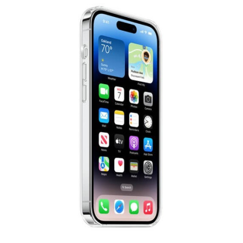 Силиконовый прозрачный чехол MagSafe для Apple iPhone 14 Pro в рассрочку без первоначального взноса и переплат