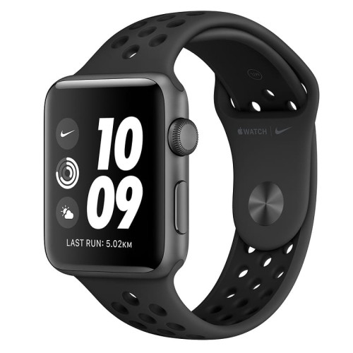 Apple Watch S3 Nike+ 42 mm - Gray Aluminum / Black Nike Sport Band в рассрочку без первоначального взноса и переплат