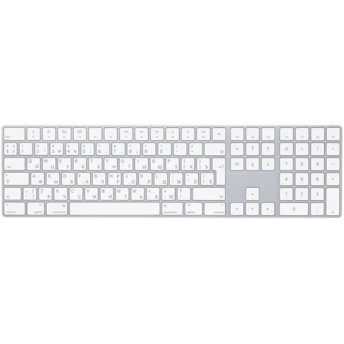 Клавиатура Apple Magic Keyboard 2 с цифровой панелью белая в рассрочку без первоначального взноса и переплат