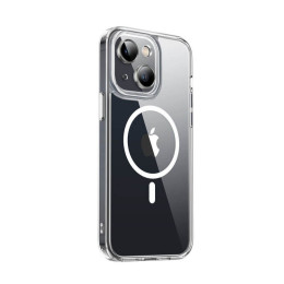 Чехол для iPhone 15 Valenta Trend Clear Case MagSafe (прозрачный)