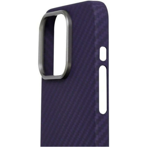 Чехол для iPhone 14 Pro Keephone Magsafe Kevlar (фиолетовый) в рассрочку без первоначального взноса и переплат