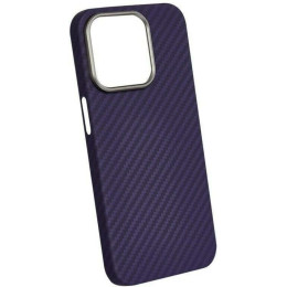Чехол для iPhone 14 Pro Keephone Magsafe Kevlar (фиолетовый)