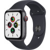 Apple Watch SE 44mm (Cellular) Space Gray Aluminum Case / Black Sport Band в рассрочку