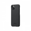 Чехол для iPhone 15 Plus Pitaka MagEZ Case 4 узкое плетение кевлар (черно-серый) в рассрочку без первоначального взноса и переплат