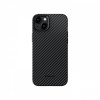 Чехол для iPhone 15 Pitaka MagEZ Pro 4 кевлар (черно-серый)