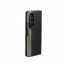 Чехол для Samsung Galaxy Z Fold5 Pitaka Fusion Weaving Air Case Overture кевлар (черно-серый)