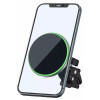 Автомобильный держатель для телефона Wiwu Liberator Magnetic Wireless Charger CH-308 с беспроводной зарядкой (черный) в рассрочку без первоначального взноса и переплат