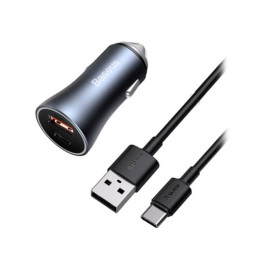 Автомобильное зарядное устройство Baseus Golden Contactor Pro Dual Quick Charger Car Charger U+C 40W