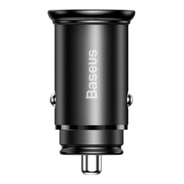 Автомобильное зарядное устройство Baseus Circular Metal PPS Quick Charger Car Charger 30W