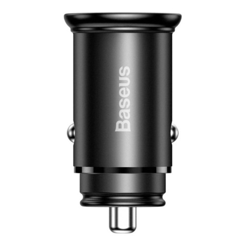 Автомобильное зарядное устройство Baseus Circular Metal PPS Quick Charger Car Charger 30W в рассрочку без первоначального взноса и переплат