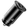 Автомобильное зарядное устройство Baseus Circular Metal PPS Quick Charger Car Charger 30W в рассрочку без первоначального взноса и переплат