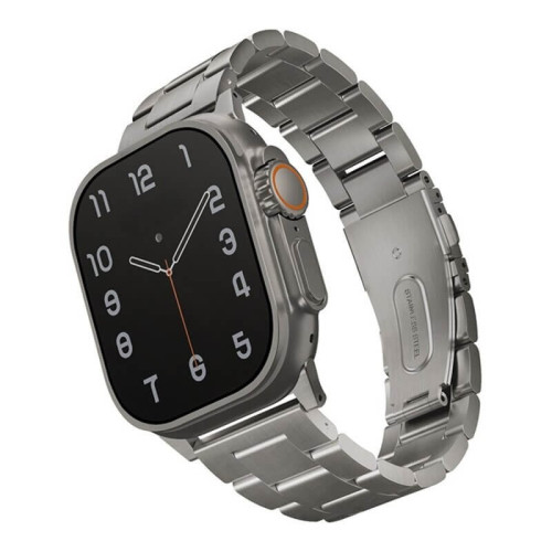Ремешок Uniq OSTA Steel Strap для Apple Watch 42-44-45-49 мм, серебристый в рассрочку без первоначального взноса и переплат