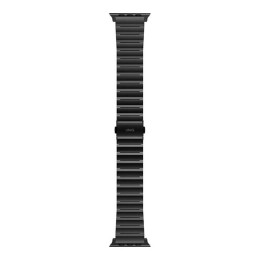 Ремешок Uniq Strova Strap Link Steel для Apple Watch 42-44-45-49 мм, черный