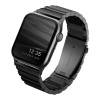 Ремешок Uniq Strova Strap Link Steel для Apple Watch 42-44-45-49 мм, черный