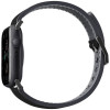 Ремешок Uniq Straden Waterproof Leather/Silicone для Apple Watch 42-44-45-49 мм, черный в рассрочку без первоначального взноса и переплат