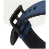 Ремешок Uniq Straden Waterproof Leather/Silicone для Apple Watch 42-44-45-49 мм, синий в рассрочку без первоначального взноса и переплат