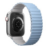 Ремешок Uniq Revix reversible Magnetic для Apple Watch 42-44-45-49 мм, белый/голубой в рассрочку без первоначального взноса и переплат