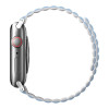 Ремешок Uniq Revix reversible Magnetic для Apple Watch 42-44-45-49 мм, белый/голубой в рассрочку без первоначального взноса и переплат