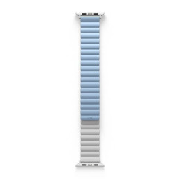 Ремешок Uniq Revix reversible Magnetic для Apple Watch 42-44-45-49 мм, белый/голубой